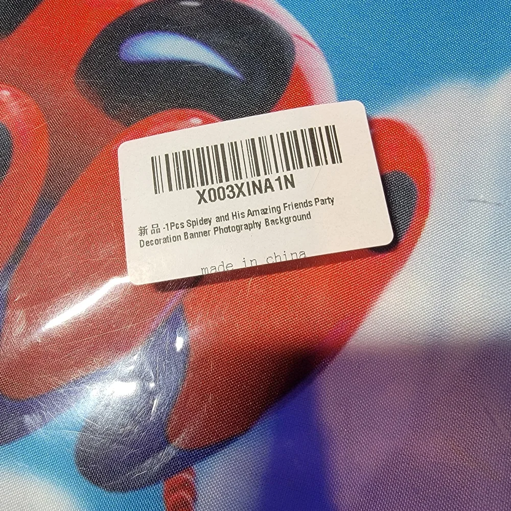 Spider-Man And Friends Birthday Banner NIB
